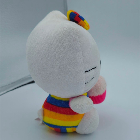 Hello Kitty Cupcake Rainbow Stripes Plush - Picture 7 of 7